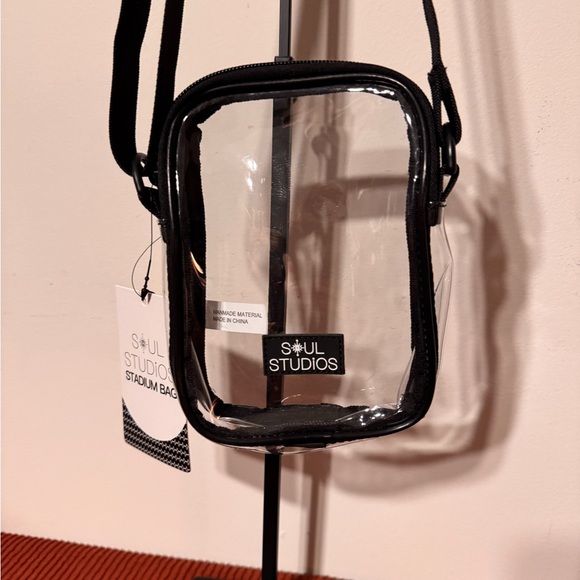 Soul Studios Stadium Clear Mini Bag with Black Trim - Picture 4 of 5